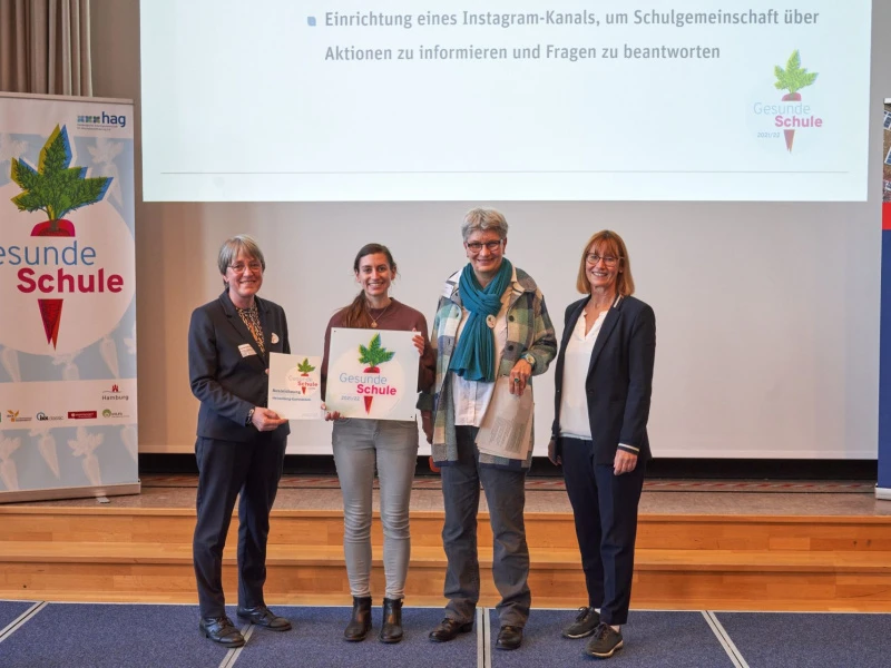 HGH erneut mit dem Siegel "Gesunde Schule" zertifiziert
