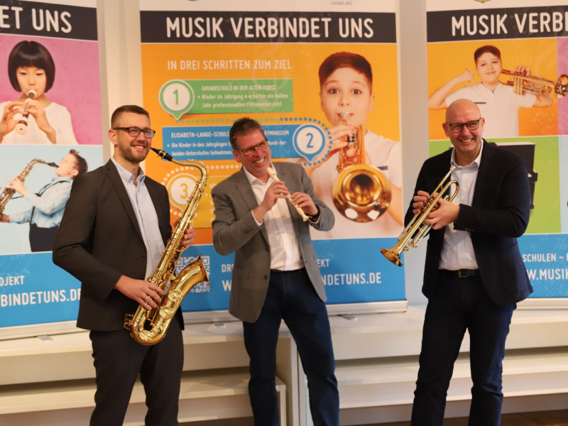 "Musik verbindet uns" - Das neue Kooperationsprojekt von drei Schulen aus Harburg!