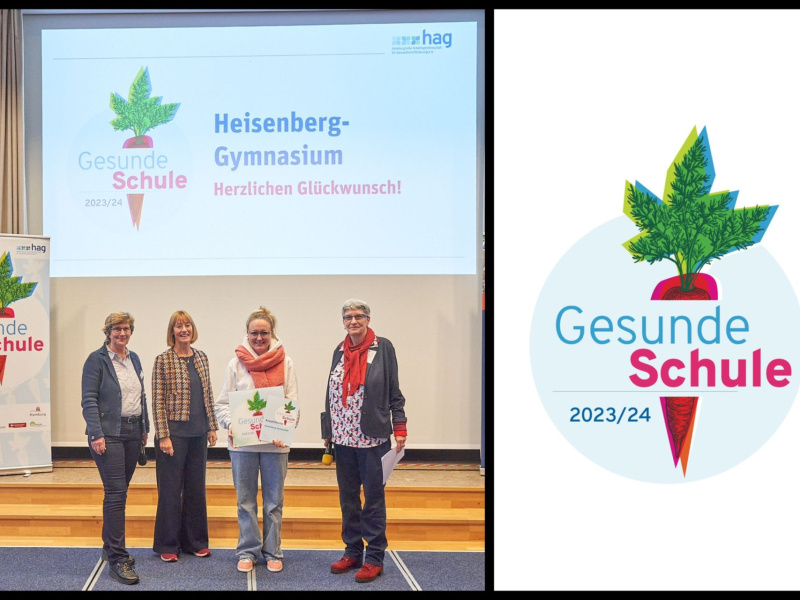 Wiederholte Auszeichnung zur &bdquo;Gesunden Schule&ldquo;